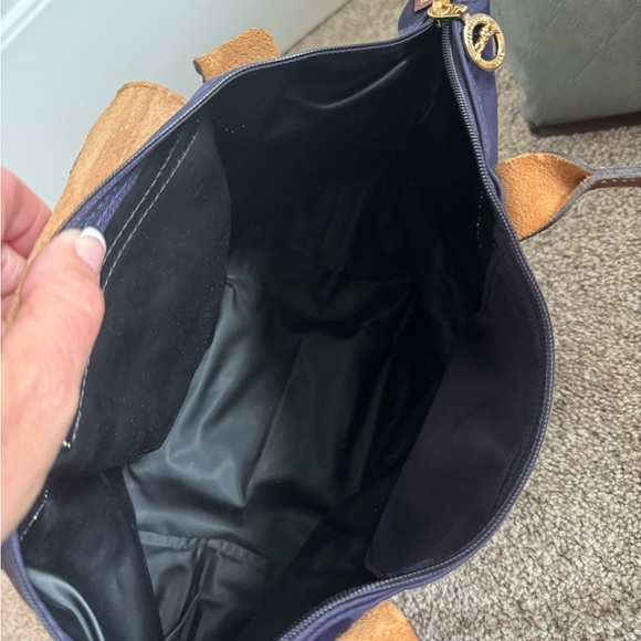 Longchamp Deep Purple Tote Bag - Picture 4 of 8